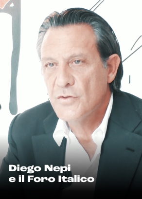 Diego Nepi e il Foro Italico per gli Internazionali di Tennis